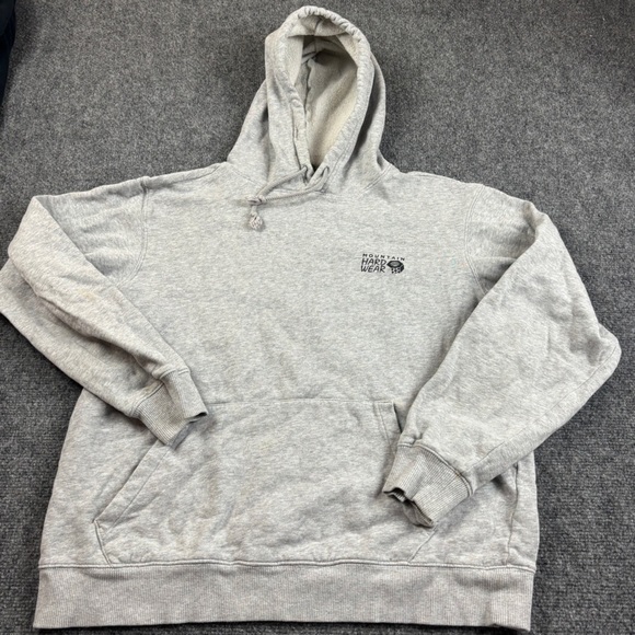 MOUNTAIN HARDWEAR Men’s Grey Hooded Sweatshirt Yeti & Sasquatch size: Medium - Picture 1 of 7